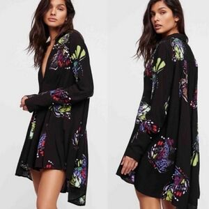 Free People Field of Butterflies Tunic Dress